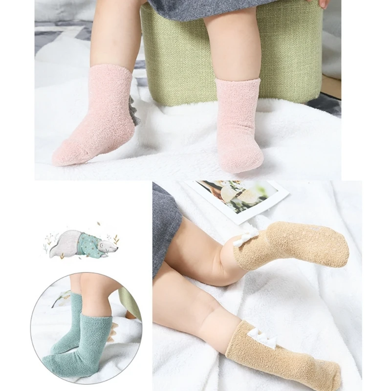 Calcetines antideslizantes para bebé – Cálidos y transpirables - imagen 4