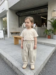 Vaqueros y jeans azules para niños, pantalón suave de otoño