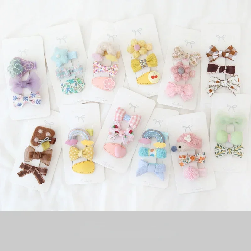Pinzas para el cabello bebé lazo princesa – Set accesorios suaves - imagen 5