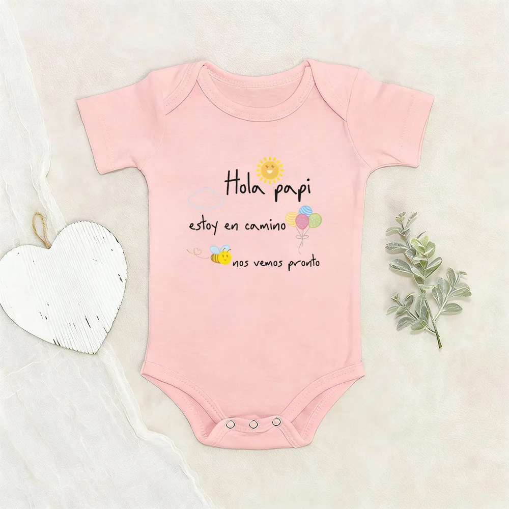 Body estampado para recién nacido – anuncio de embarazo divertido - imagen 4