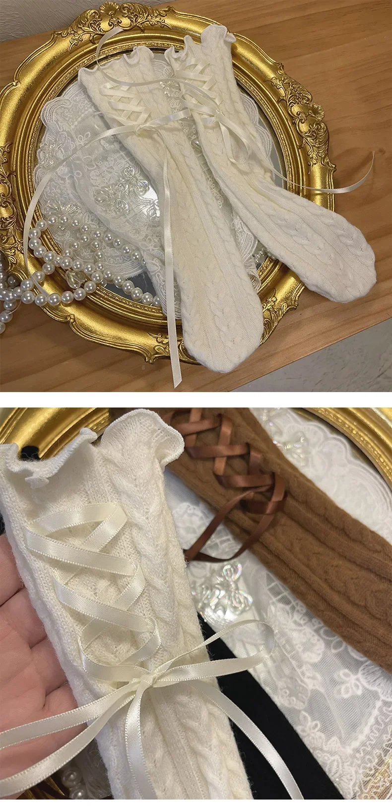 Detalle del lazo y volantes