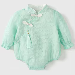 Mono niña manga larga – Conjunto boutique para bebé