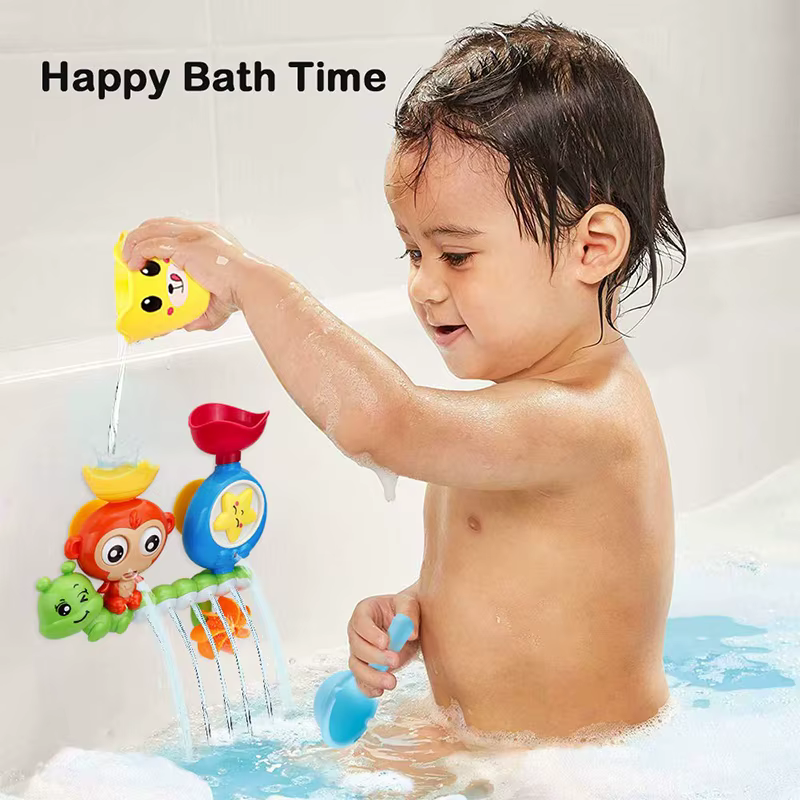Juguete de baño infantil con molinete