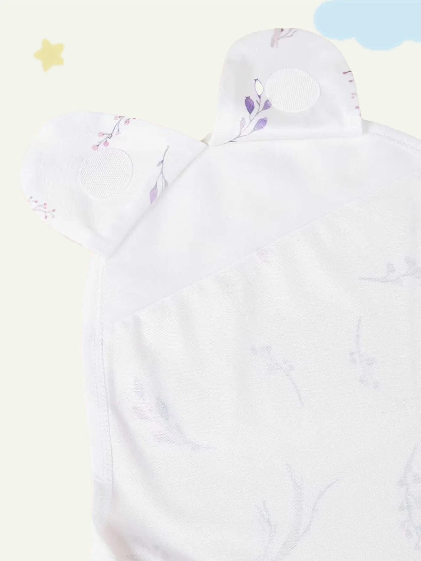 Manta envolvente para bebé con plantas – suave y cómoda, recién nacidos - imagen 4