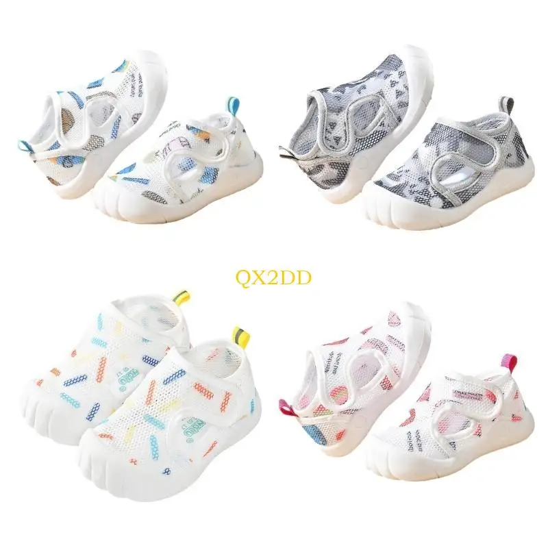 QX2D Zapatos de malla para primeros pasos con suela blanda flexible - imagen 2