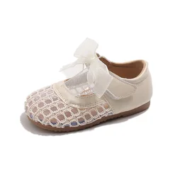 Zapatos de cuero retro planos de niña – suaves para uso diario