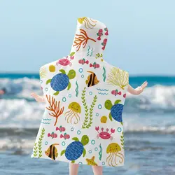 Toalla con capucha suave de microfibra para bebé – Baño y playa