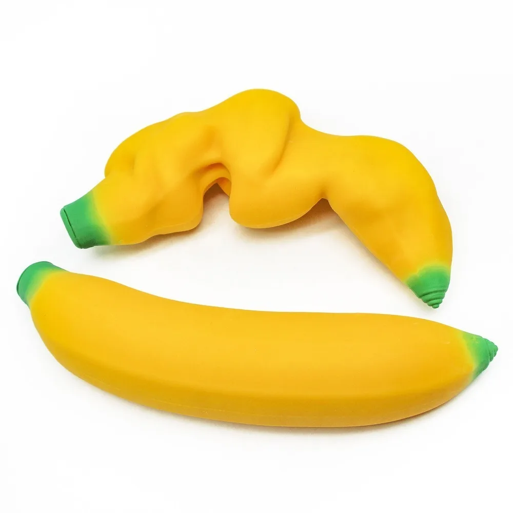 Juguete antiestrés con forma de plátano elástico rebote lento - imagen 2