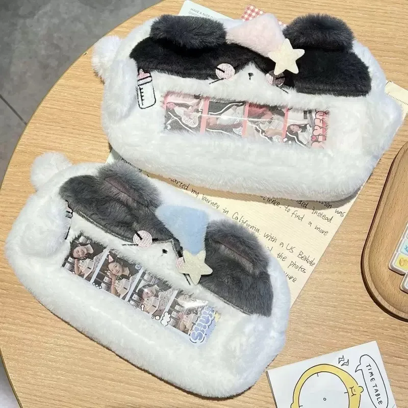 Estuche escolar de gato amplio para lápices y útiles - imagen 4