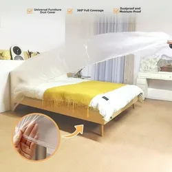 Fundas impermeables desechables transparentes para cama con elásticos