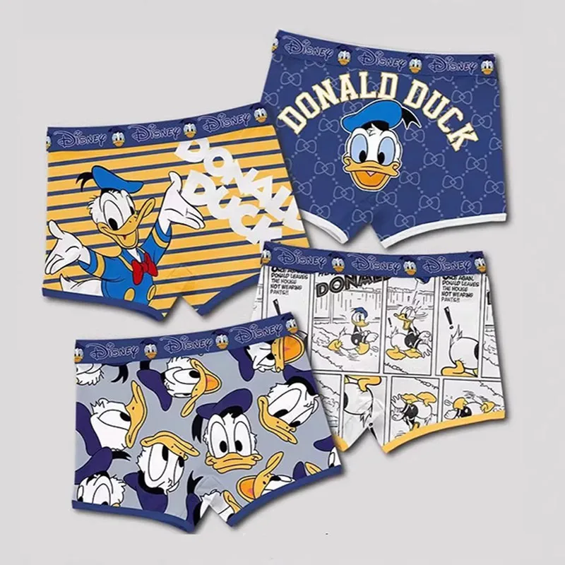 Calzoncillos bóxer para niños Pato Donald de algodón suave respirable - imagen 5