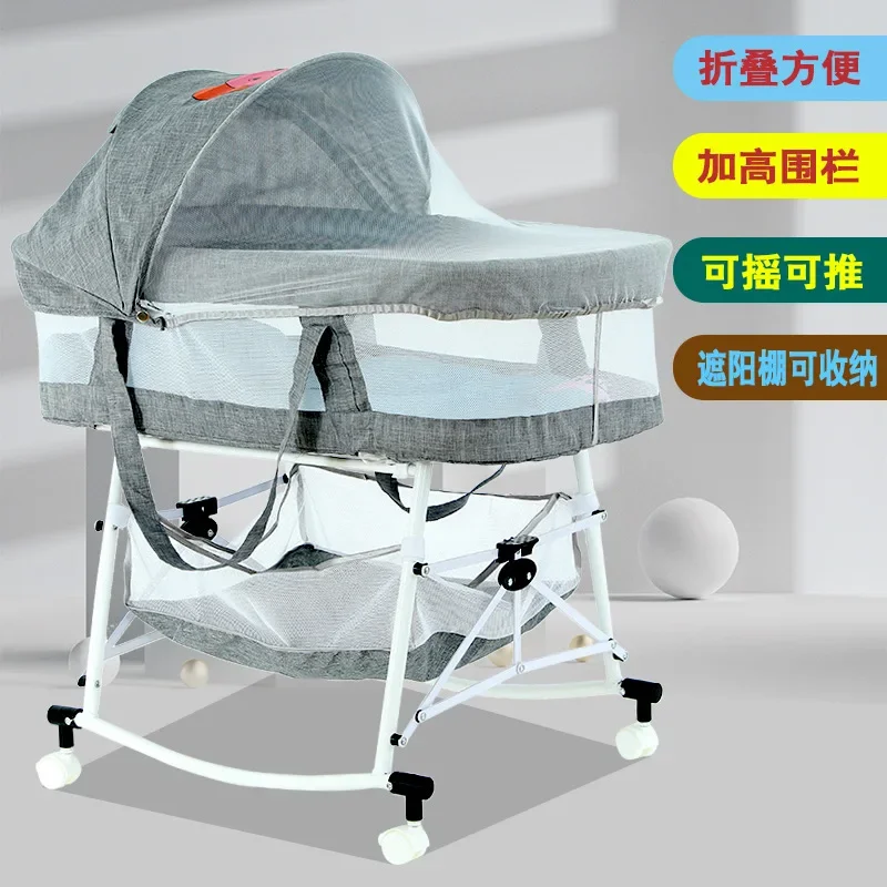 Cuna plegable multifuncional para bebé, ideal en exteriores - imagen 3