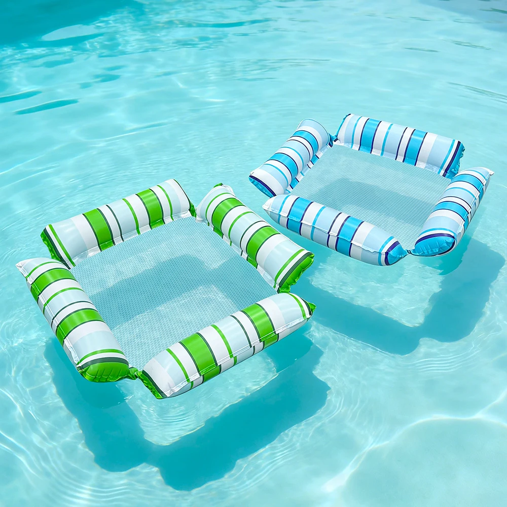 Silla flotante hinchable para piscina y playa, asiento individual - imagen 2