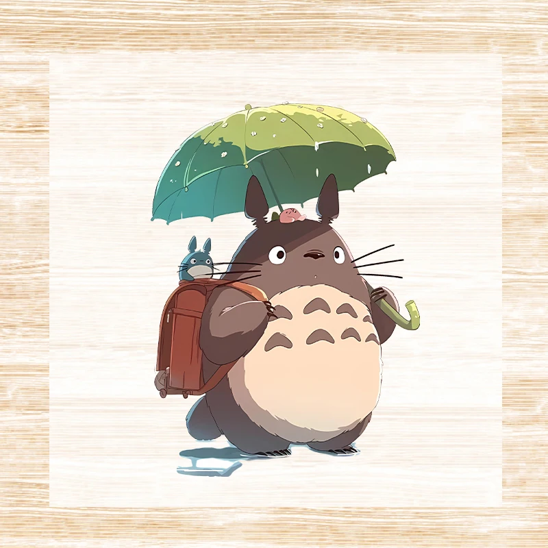 Pegatinas termoadhesivas de Totoro para personalizar ropa infantil - imagen 2