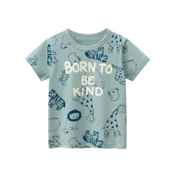 Camiseta de manga corta para niño estilo coreano infantil de verano