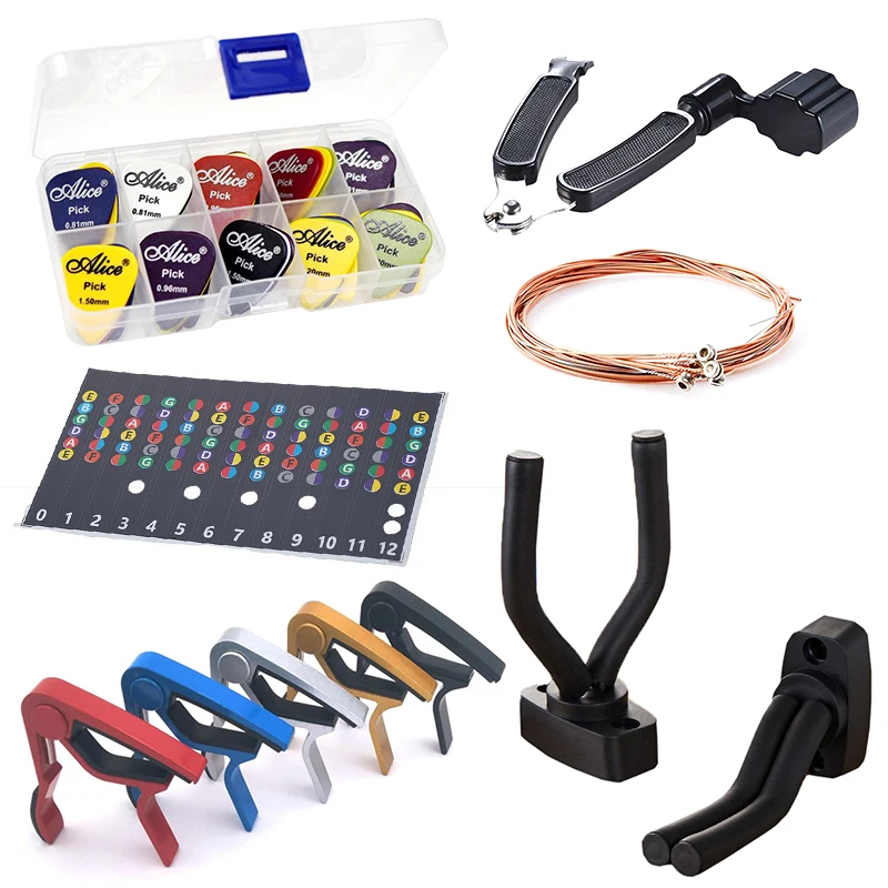 Ganchos para almacenamiento de capos de guitarra y ukelele ZYF