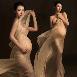 Accesorios para fotos de maternidad con tul transparente y suave