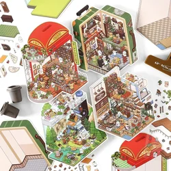 Pegatinas Infeelme PET 3D de paisajes para niños – manualidades