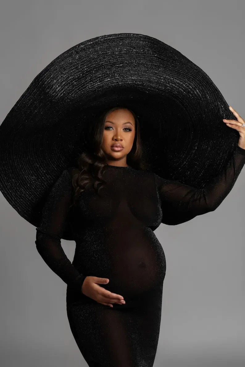 Sombrero Panamá para sesiones de maternidad