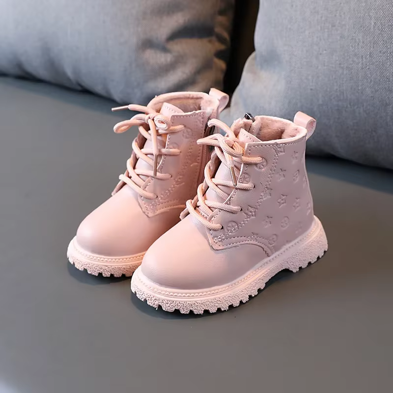 Botas altas de cuero unisex, botines cálidos para invierno - imagen 3
