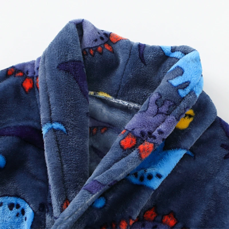 Pijama de franela infantil para invierno y otoño unisex - imagen 4