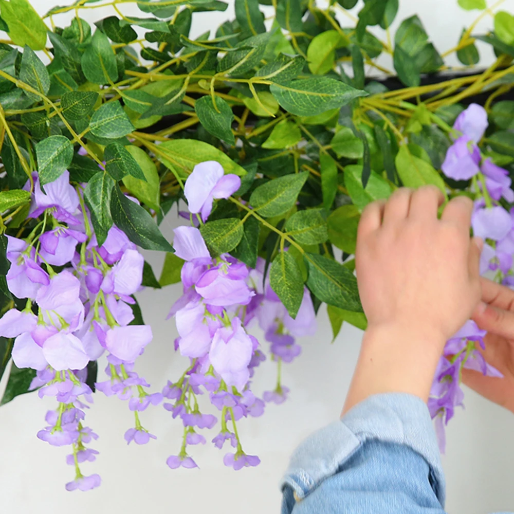 Guirnalda de flores artificiales para habitación infantil – Decoración suave y colorida - imagen 3