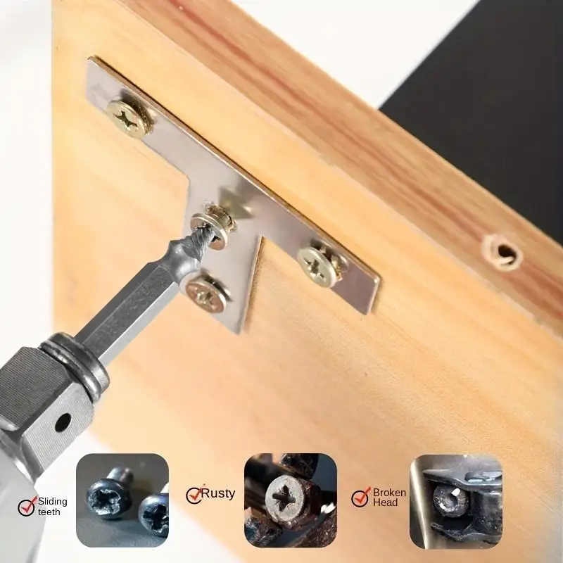 Extractor de tornillos dañados con brocas guía para pernos rotos - imagen 3
