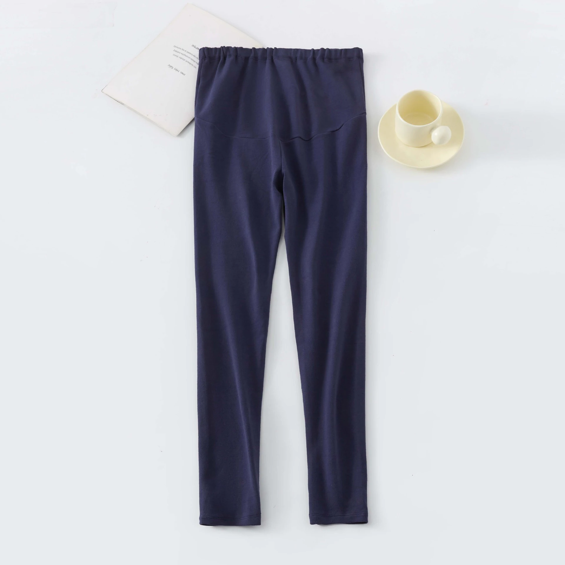 Leggings de maternidad cintura alta algodón elástico para otoño - imagen 4