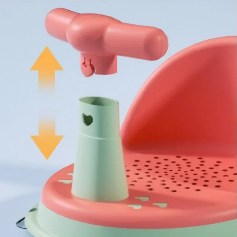 Asiento de baño antideslizante con ventosa para bebé
