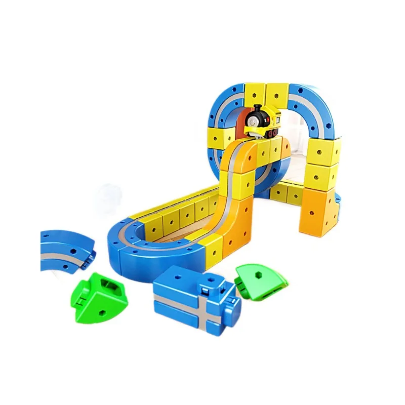 Tren de levitación magnética con pista de bloques para niños - imagen 4
