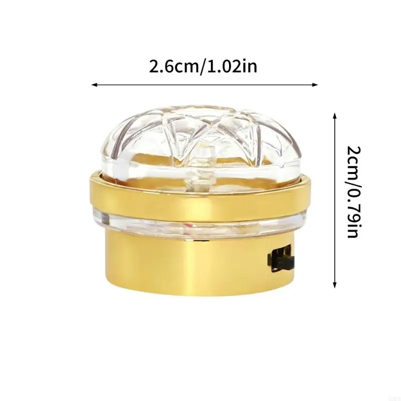 Lámpara de techo LED en miniatura para casa de muñecas