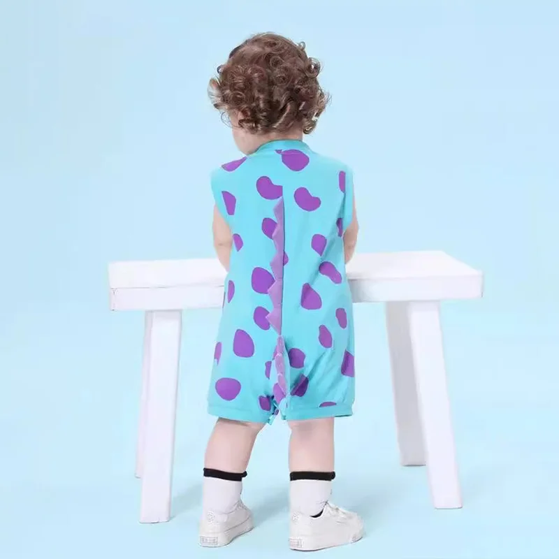 Pelele dinosaurio para bebé de algodón suave - imagen 4