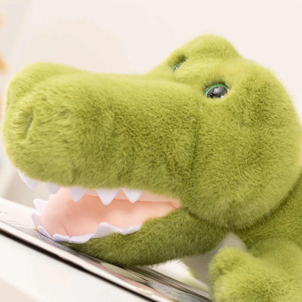 Peluche cocodrilo realista suave y abrazable con detalles - imagen 4