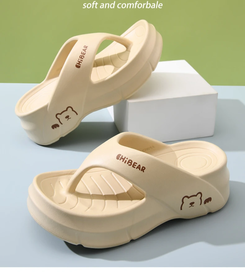 Chanclas en color rosa