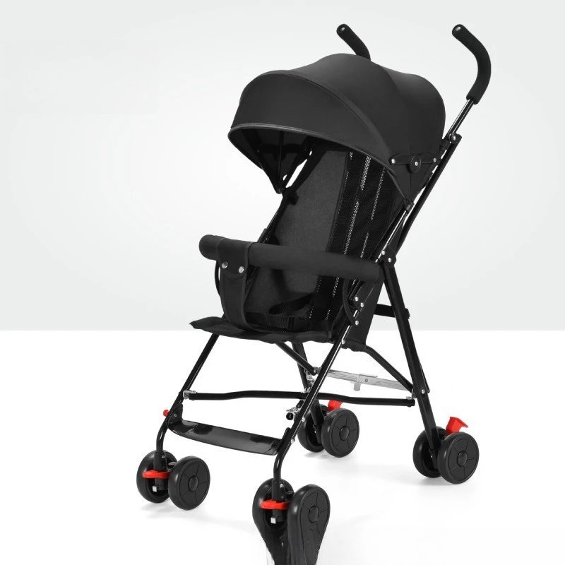 Cochecito de bebé todo clima con modo Sit-Lie y sombrilla plegable - imagen 3