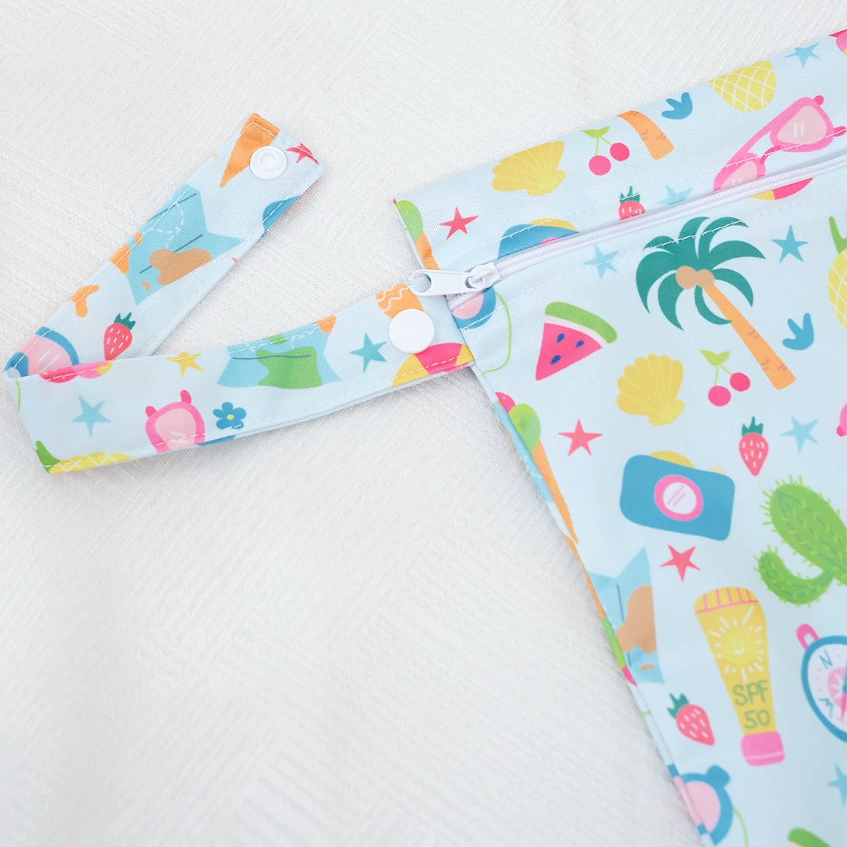 Elinfant Bolsa de Pañales Reutilizable Impermeable Húmeda y Seca - imagen 4