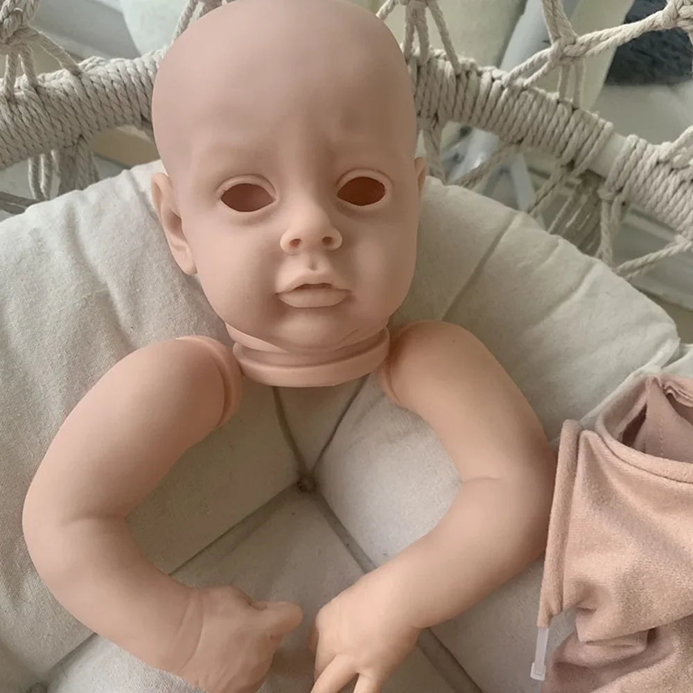 Kit de muñeca reborn NPK Pouplar Chloe sin pintar, tacto suave - imagen 5