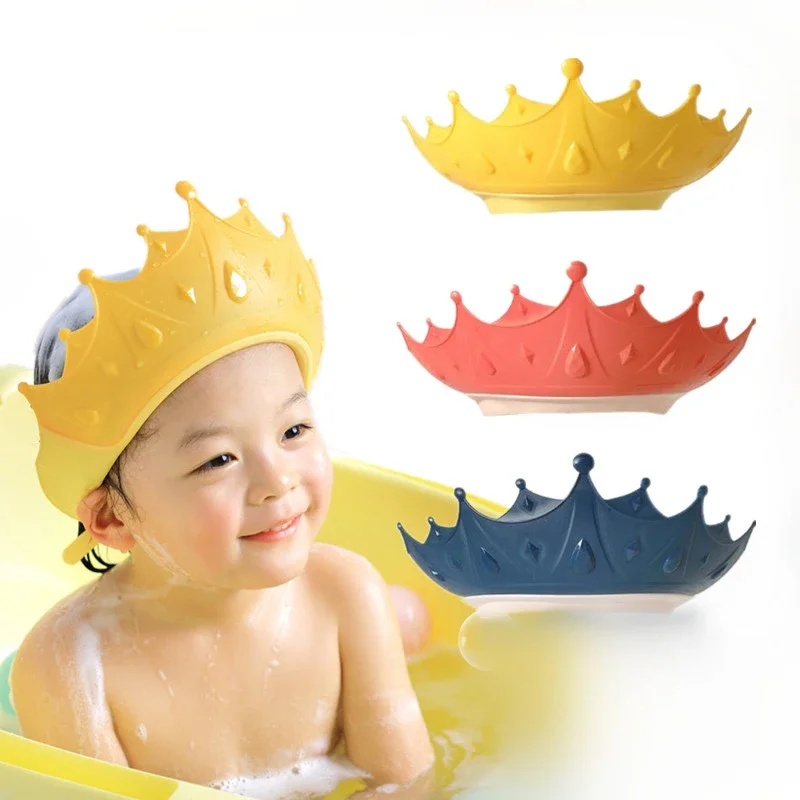 Gorro de champú para bebé con corona – Ducha ajustable para niños - imagen 2