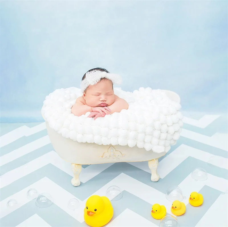 Bañera para bebé sesión fotográfica recién nacido - imagen 5