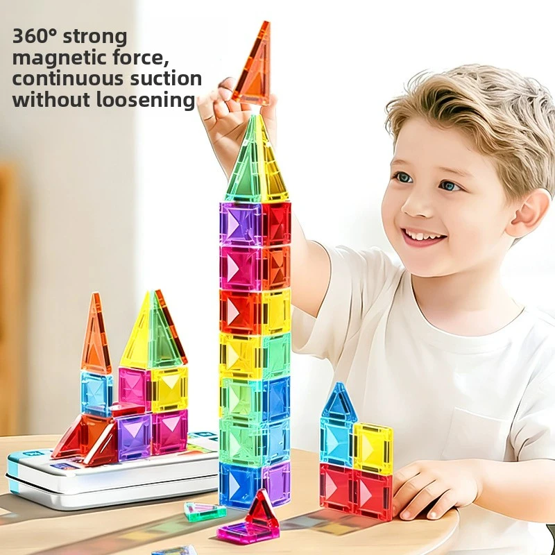 Bloques de construcción magnéticos mini para niños – Juego portátil - imagen 2