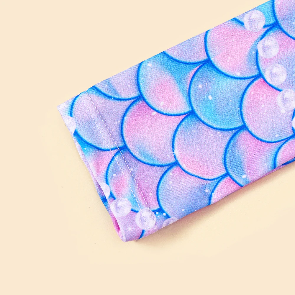Traje de baño manga larga para niña con volantes, una pieza - imagen 2