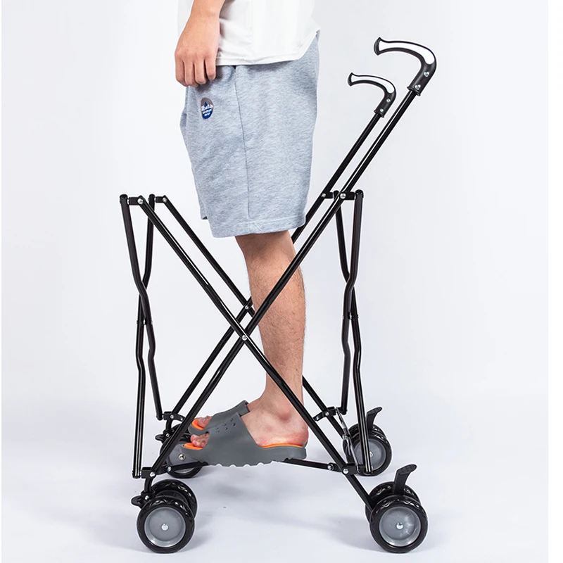 Carrito camping plegable con ruedas 360° resistente - imagen 4