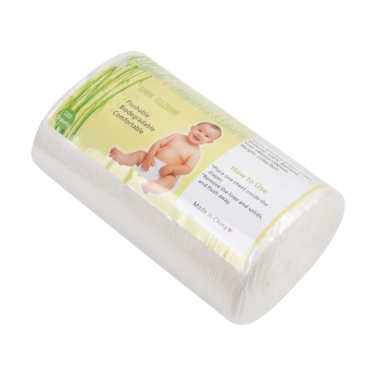 Forros pañales desechables bambú biodegradables para tela lavable - imagen 5