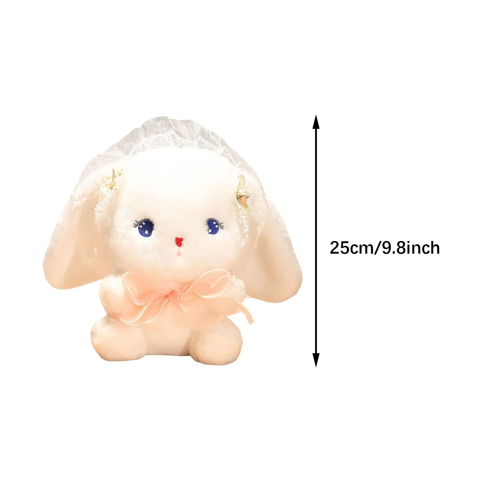 Peluche conejito para habitación infantil, figura suave regalo