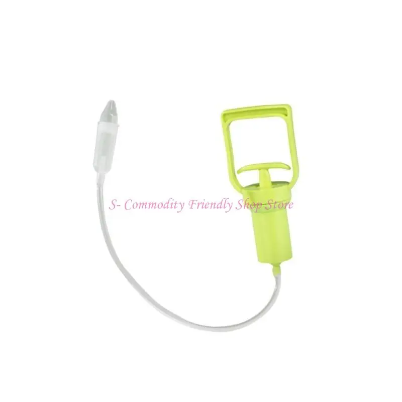 Aspirador nasal en colores azul y verde