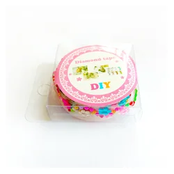 Cinta adhesiva de strass cristal para manualidades y álbum infantil