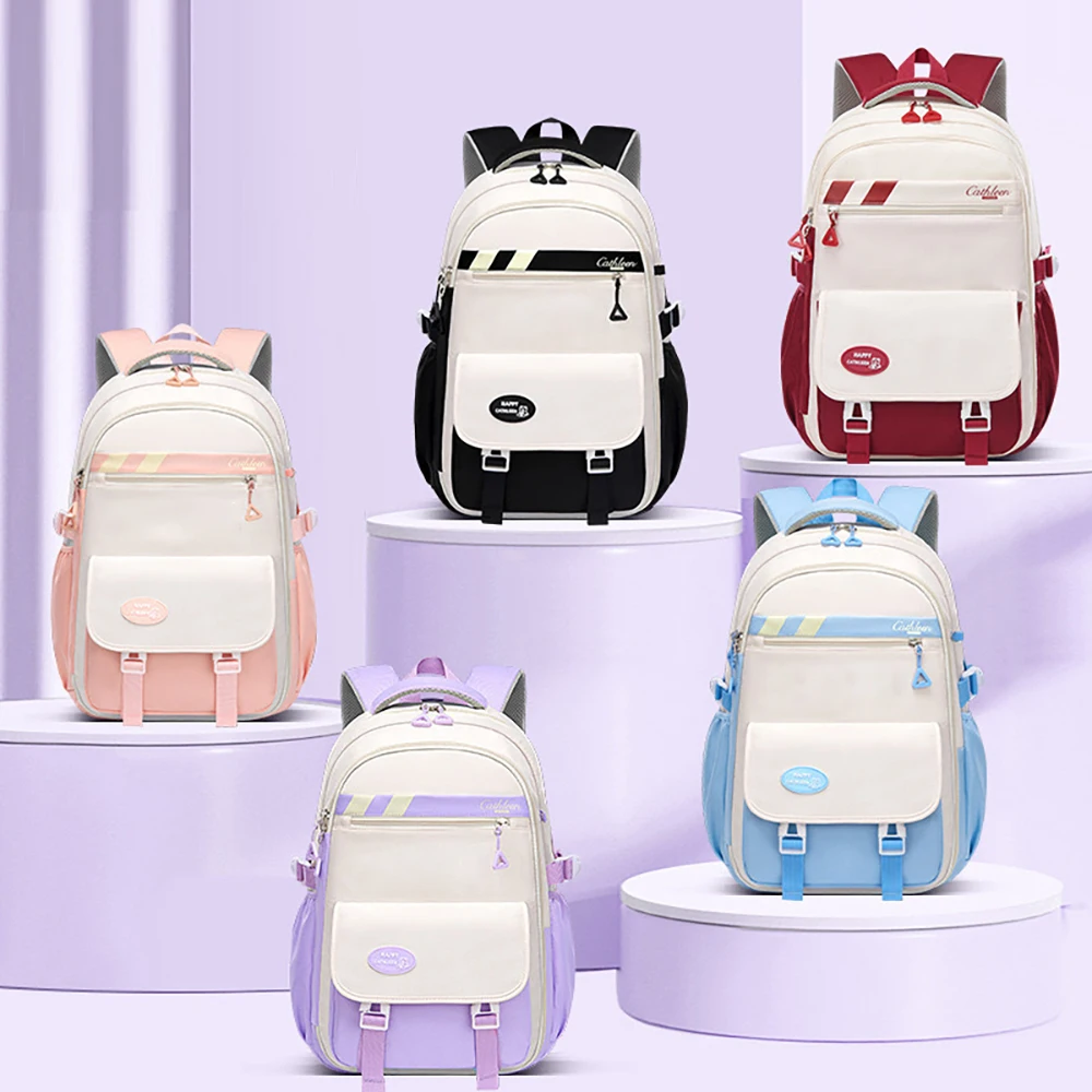 Mochila escolar acolchada para niña de primaria - imagen 3