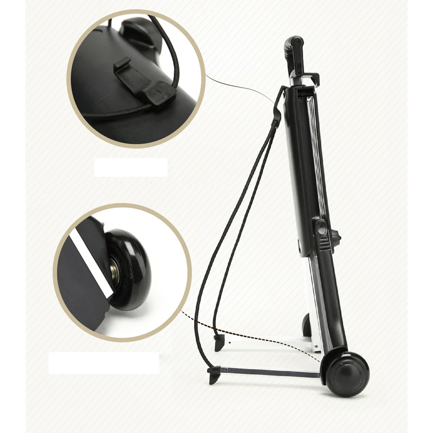 Carrito de equipaje plegable de aluminio para mochila escolar - imagen 4