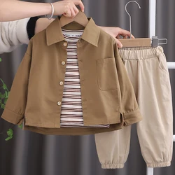Conjunto bebé - moda coreana, camiseta y pantalón para recién nacidos