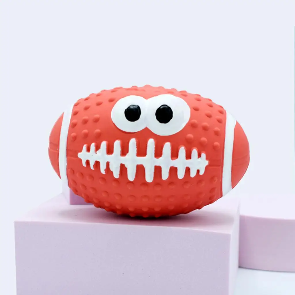 Pelota chirriante en tamaño rugby